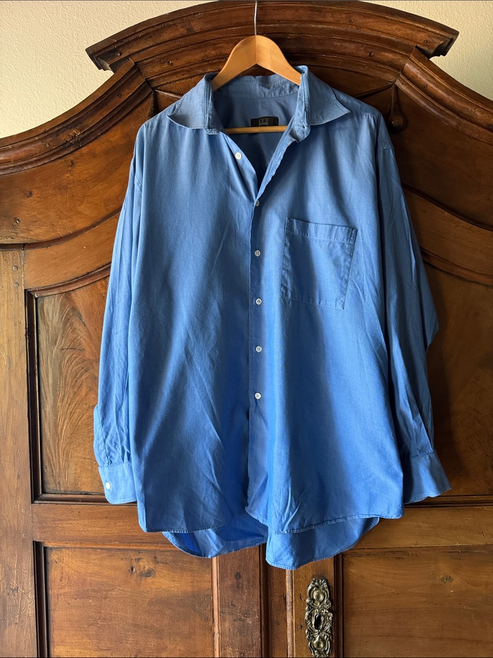 Ike Behar Men's Button-Down Shirt in Blue